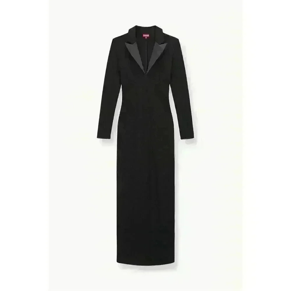 Staud Humboldt Dress Black Sz M Brand New - Picture 4 of 10